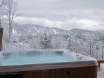 Hot tub with Sunning Mountain Views 